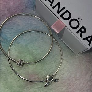 Lot of 2 Brand New Pandora Bracelets 7.5inch-7.9inch